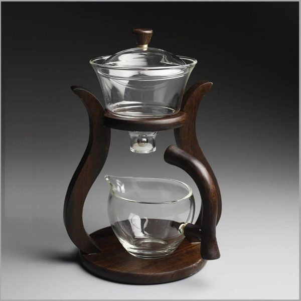 Sophisticated vintage magnetic teapot for effortless pouring