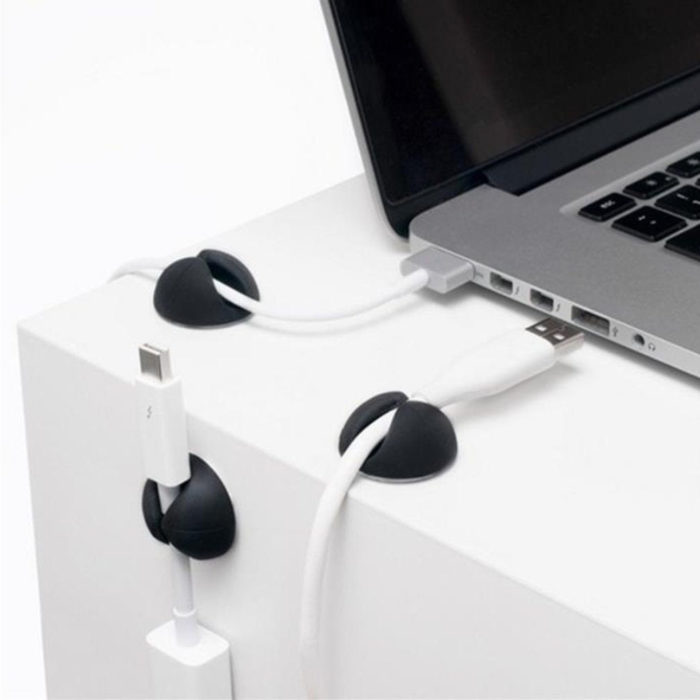 Sticky Cable Holder Organizer for desk cable management