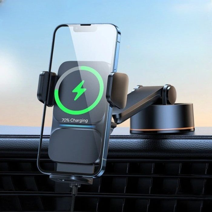 Automatic Adaptable Wireless Charging Car Phone Mount