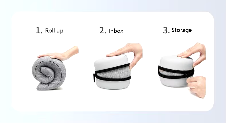 Compact Travel Pillow Design