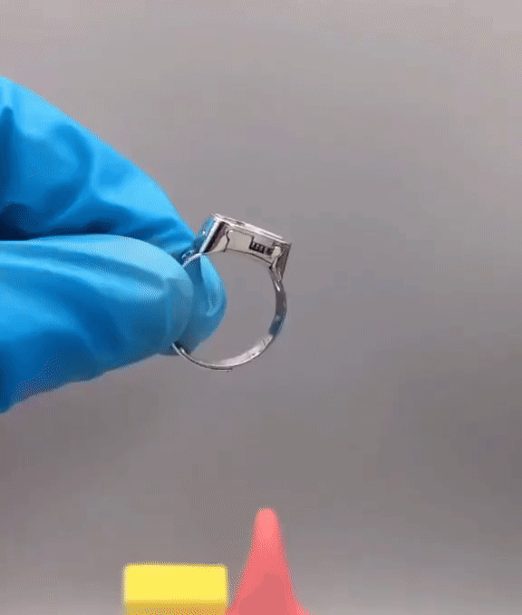 Stainless Steel Survival Ring Animation