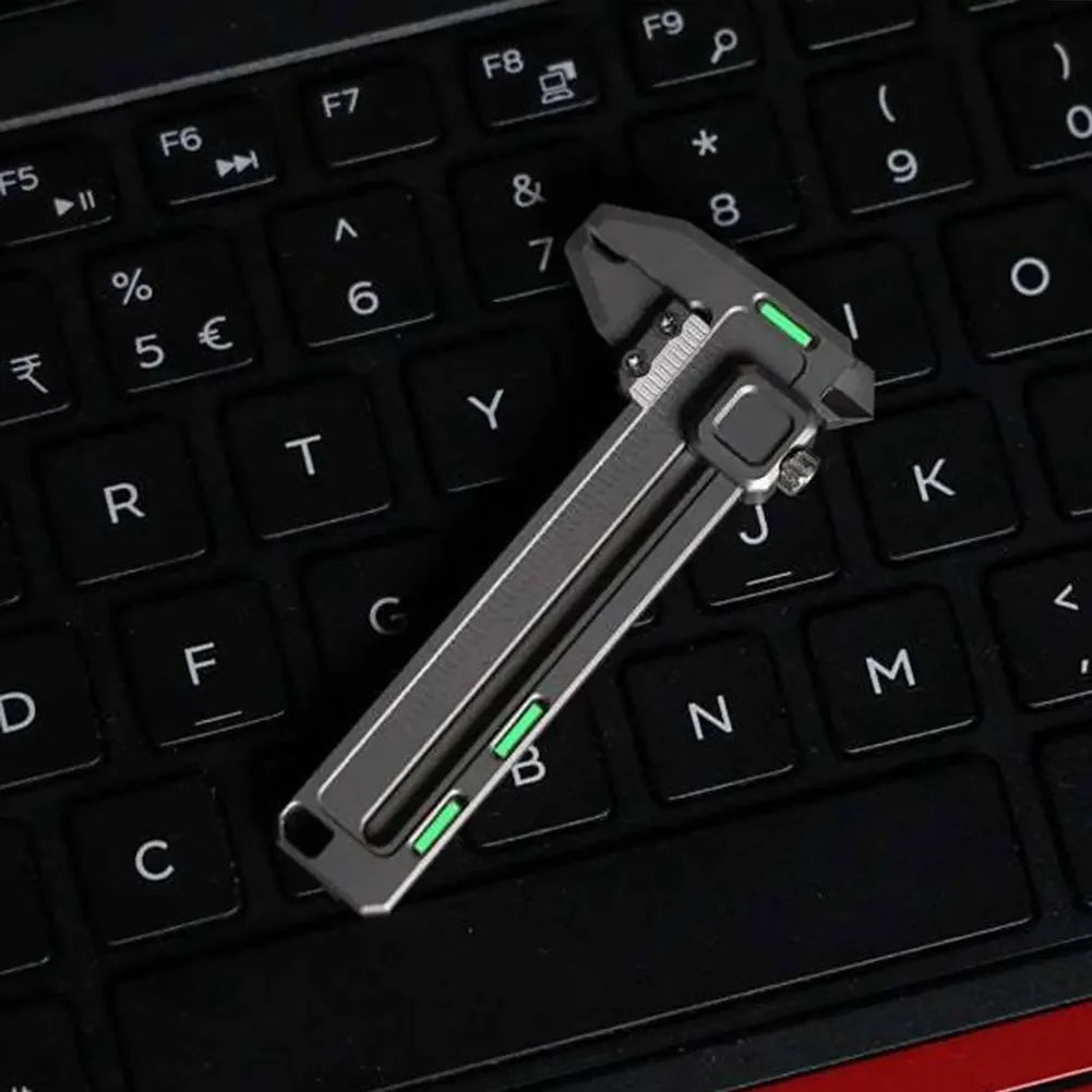 Mini Ranger pocket tool attached to a keychain for everyday carry convenience