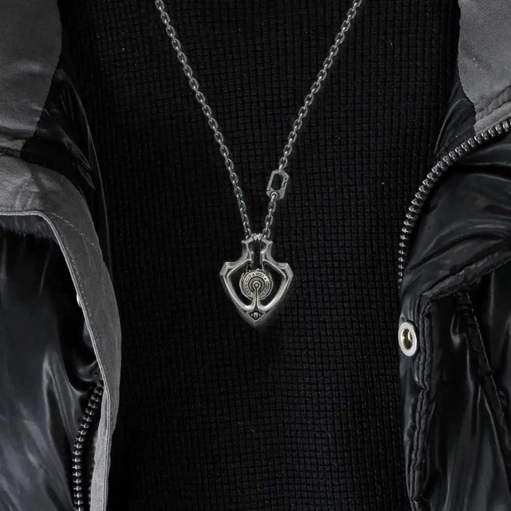 Mechanical Rotating Gear Vintage Necklace displayed as a creative gift