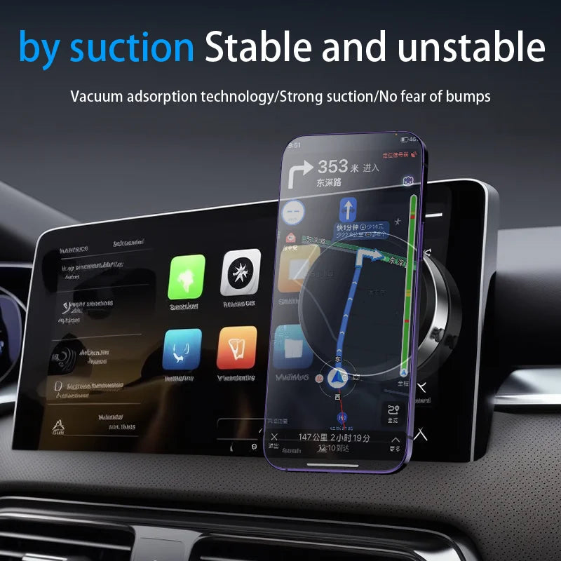 Demonstration of the phone holder's 360-degree rotation