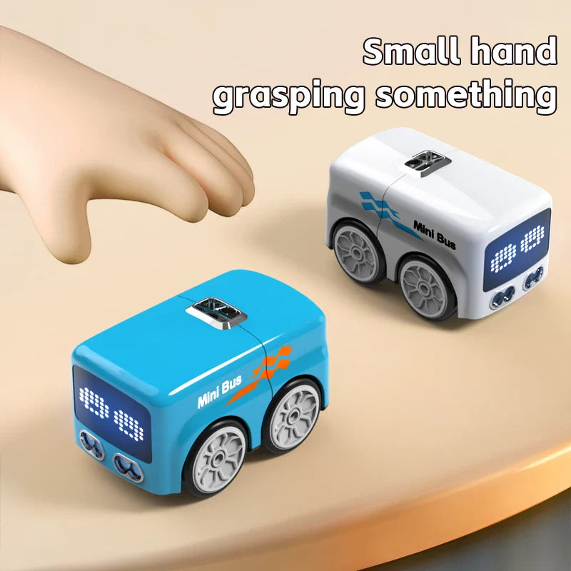 Detailed view of the Smart Gesture Control RC Toy Car's sensors