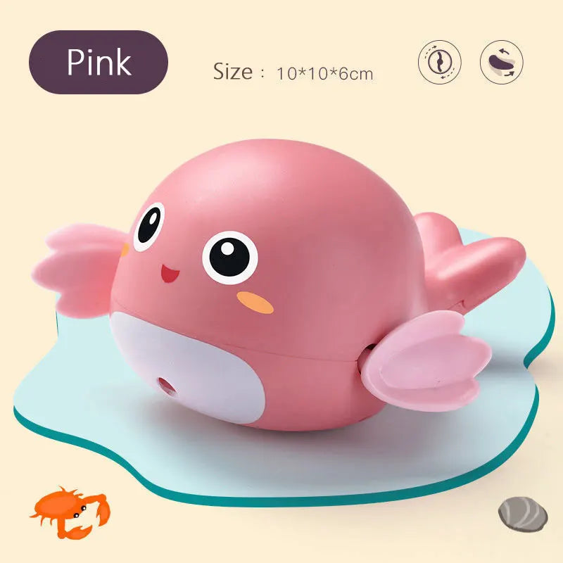 Durable ABS plastic material of the Baby Dolphin bath toy