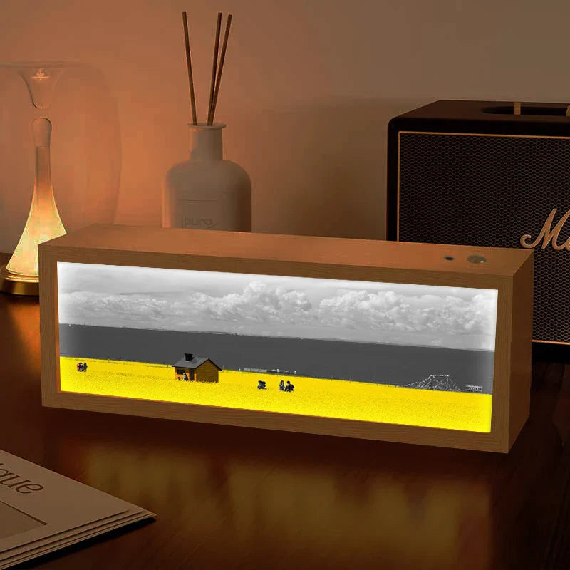 Different landscape art options available for the Nordic Healing Light Box