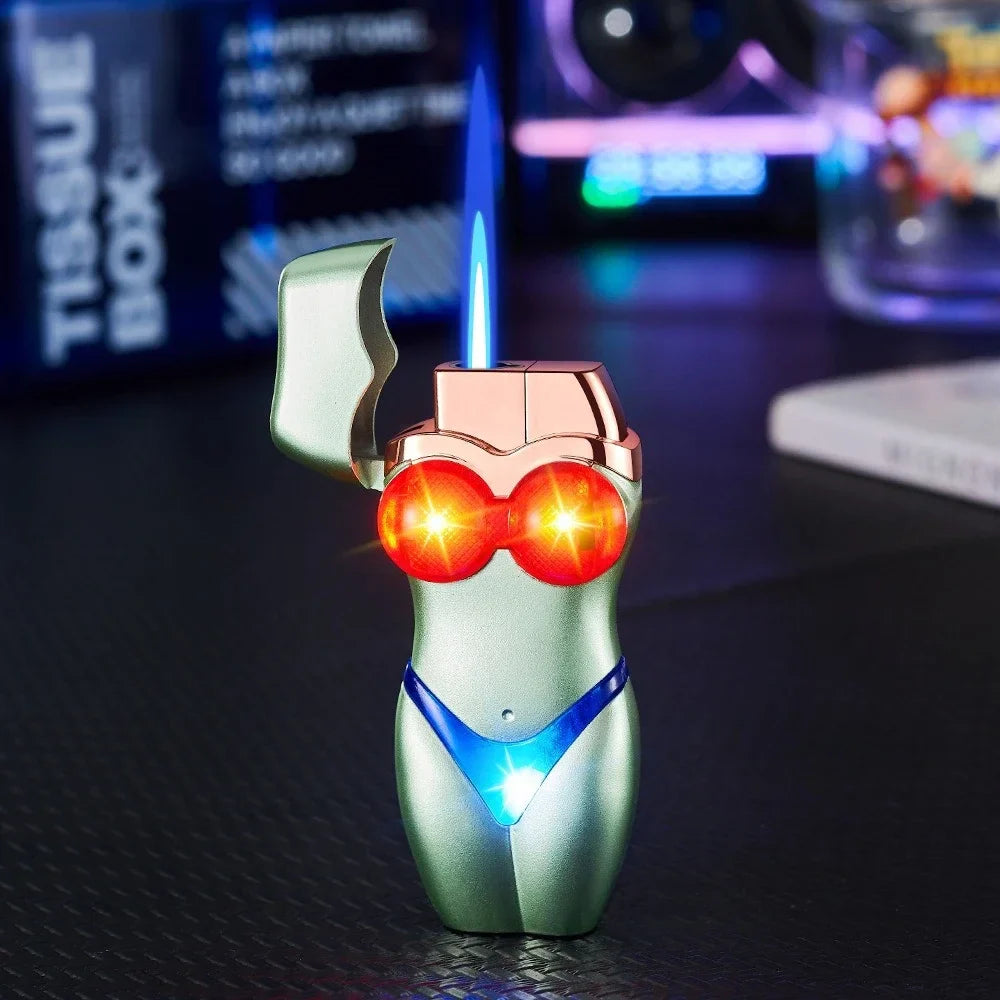 Different color options for the bikini style lighter