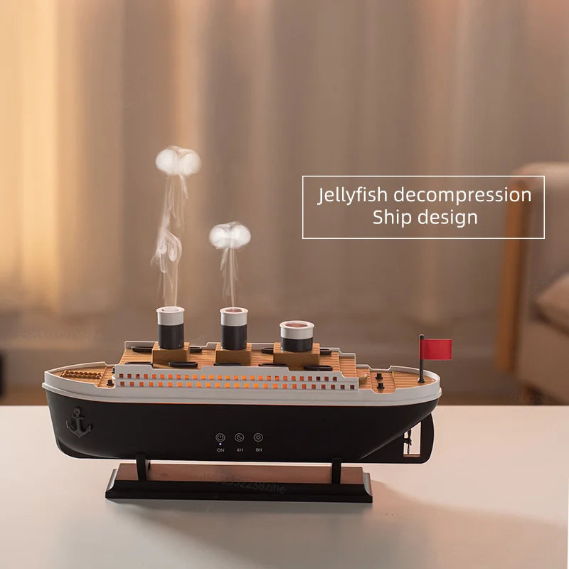Close up of the ferry humidifier's ambient lighting modes