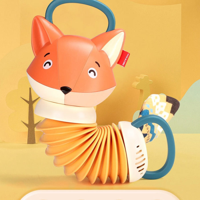 Mini Fox Accordion Baby Music Toy for musical exploration