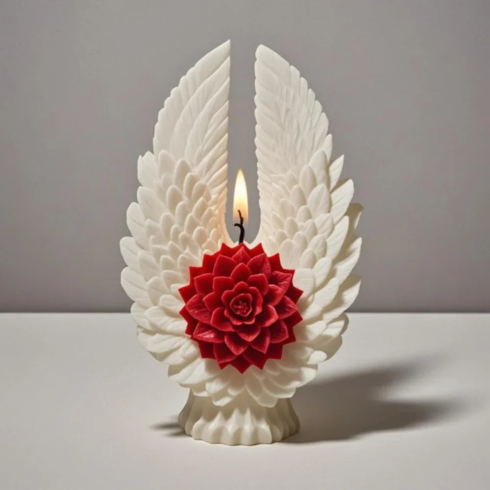 Using the Angel Wing Candle Holder in a meditation space