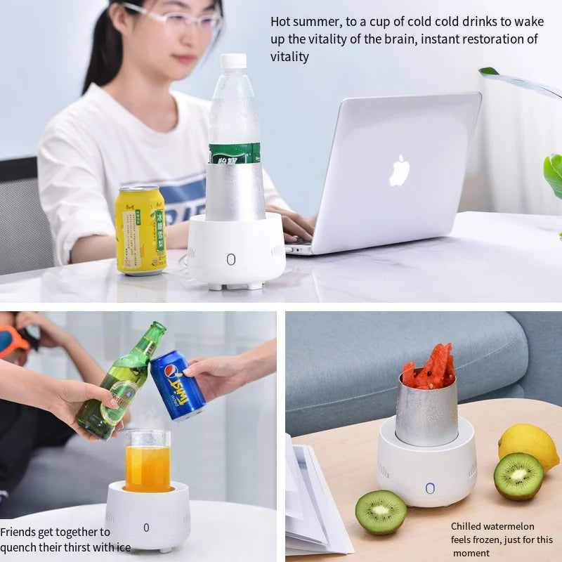 USB-C powered Nano Frost Fast Drink Cooler for portability