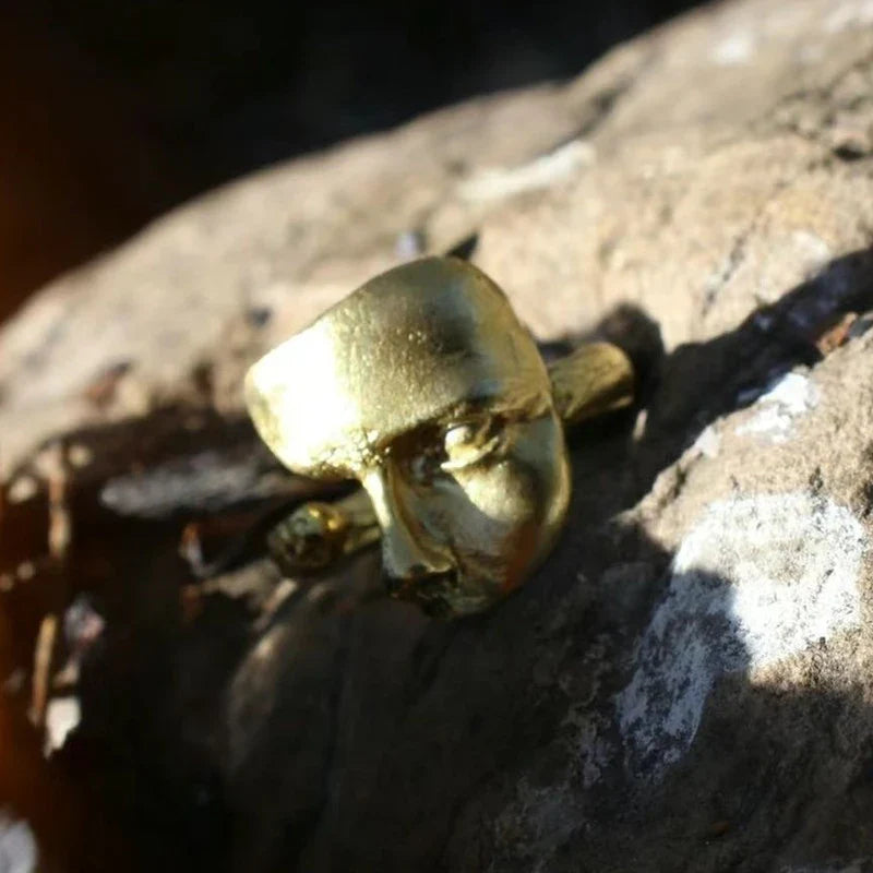 Creative lifestyle shot of the Roman Imperial Marble Ring