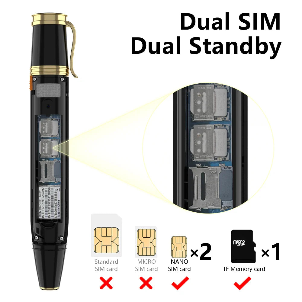 Unique gift idea a pen that is also a phone
