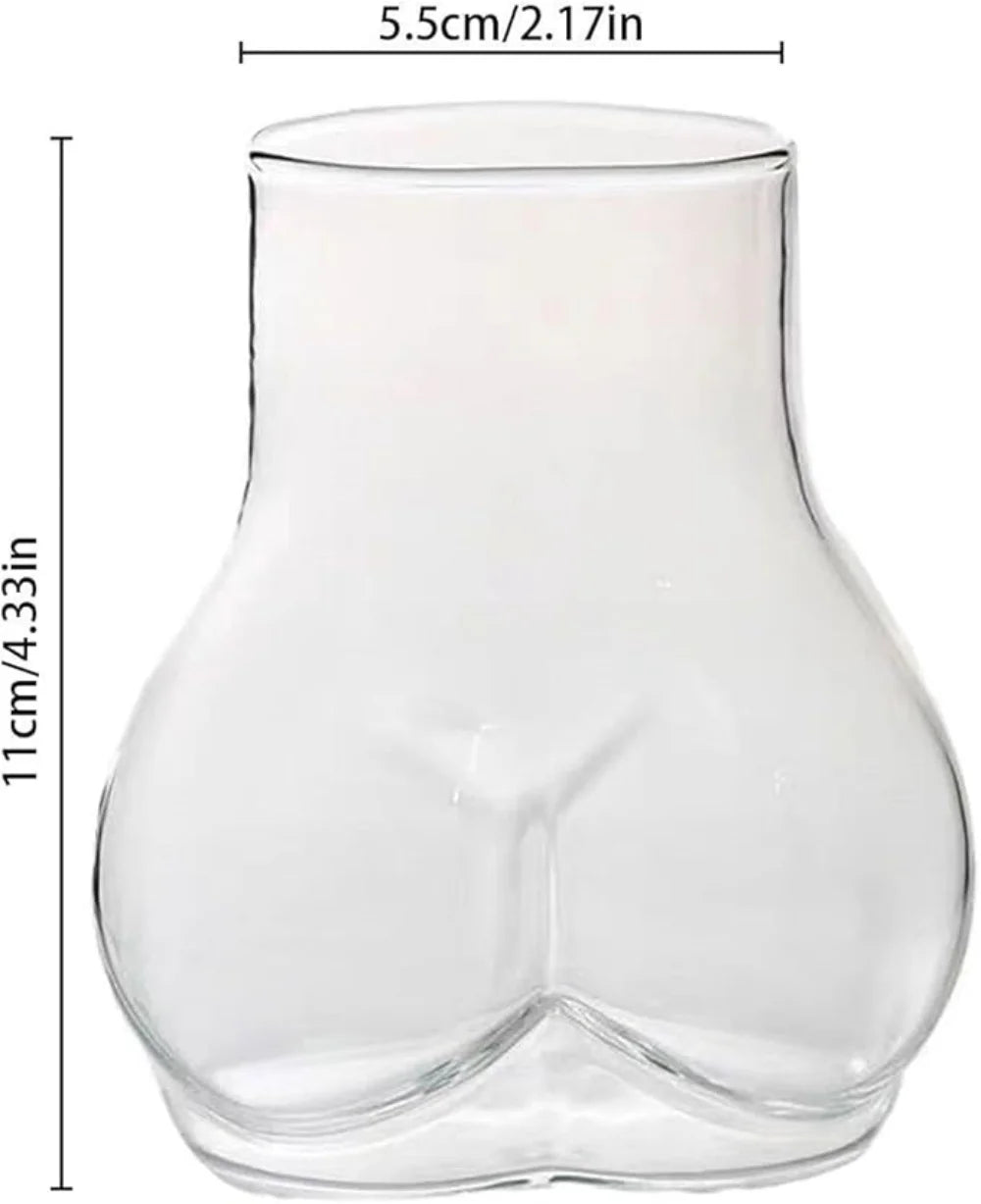 Showcasing the unique design of the quirky cocktail glass