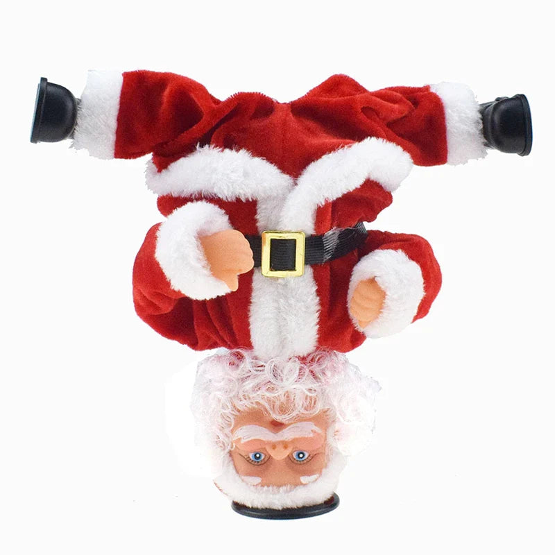 A perfect holiday gift idea the Breakdancing Santa figurine