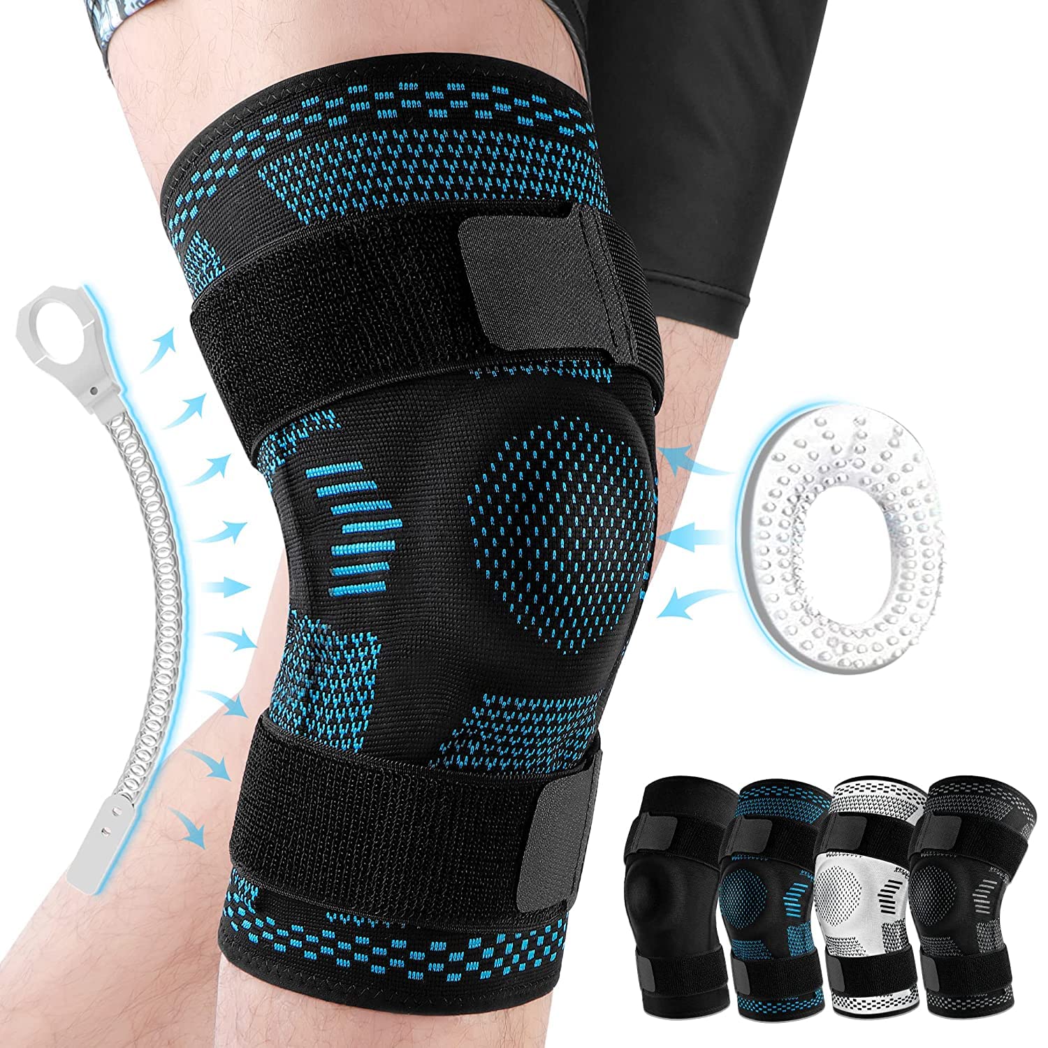 Comfortable Knee Stabilizer Support Gel Pads for daily activity