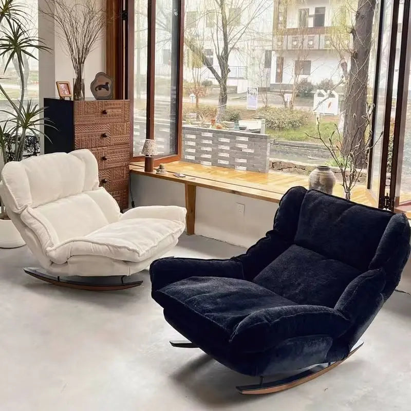 Detailed view of the adjustable backrest on the tatami floor sofa