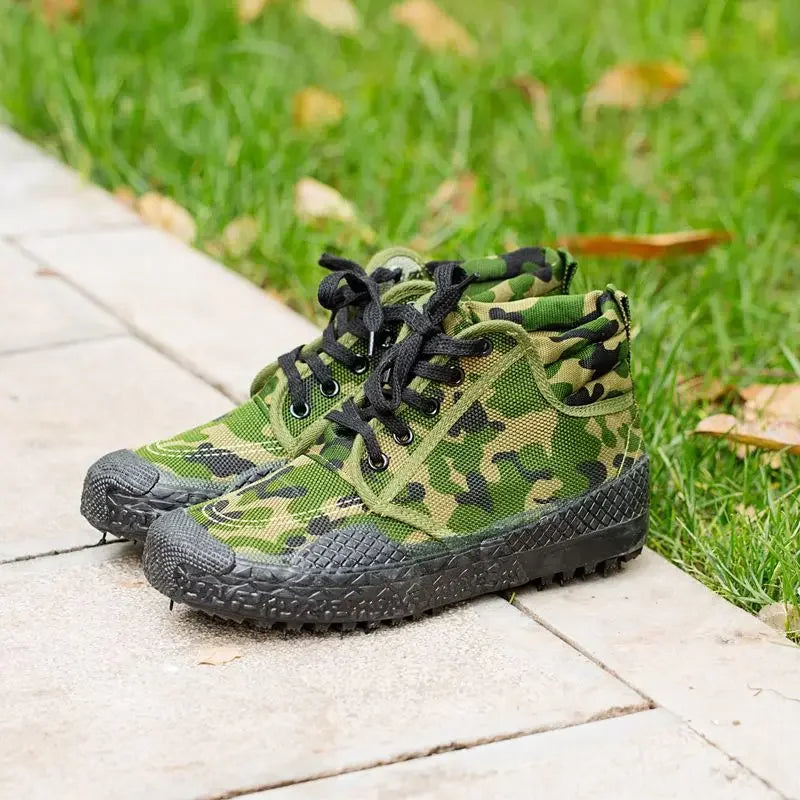 Lifestyle shot of the Outdoor Explorer trekking shoes in a natural outdoor setting