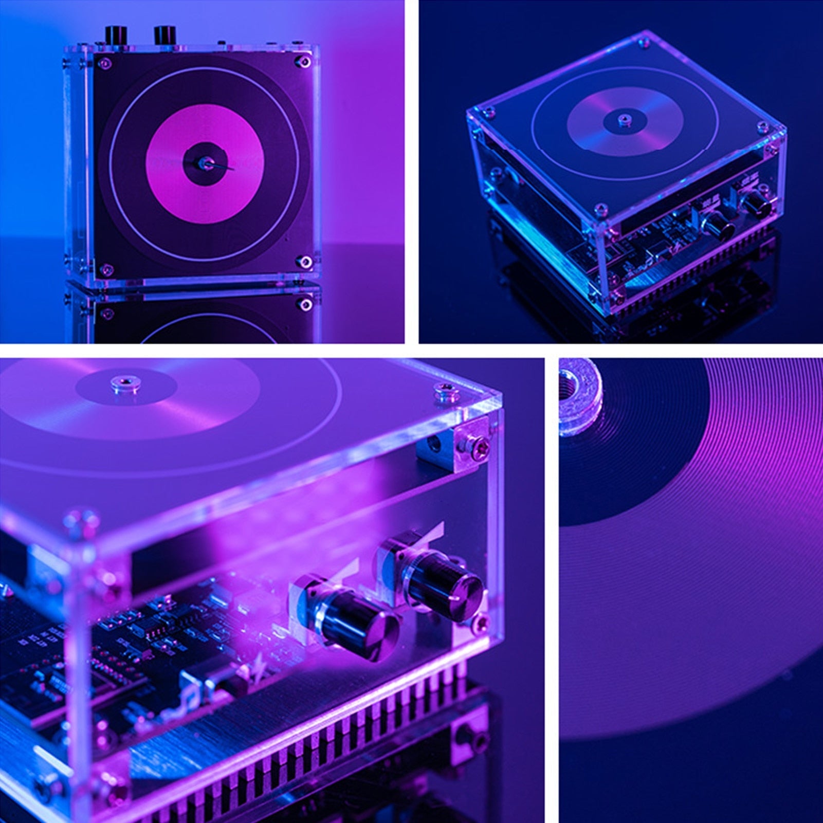 Close-up of the Tesla Coil Speaker's lightning effect creating a stunning visual display