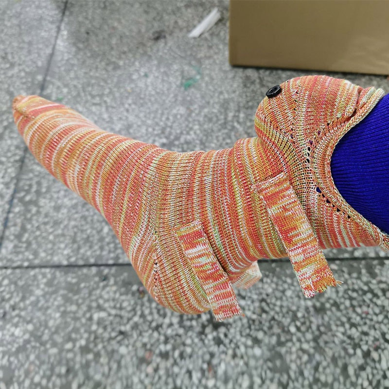 Unisex crocodile socks for men and women