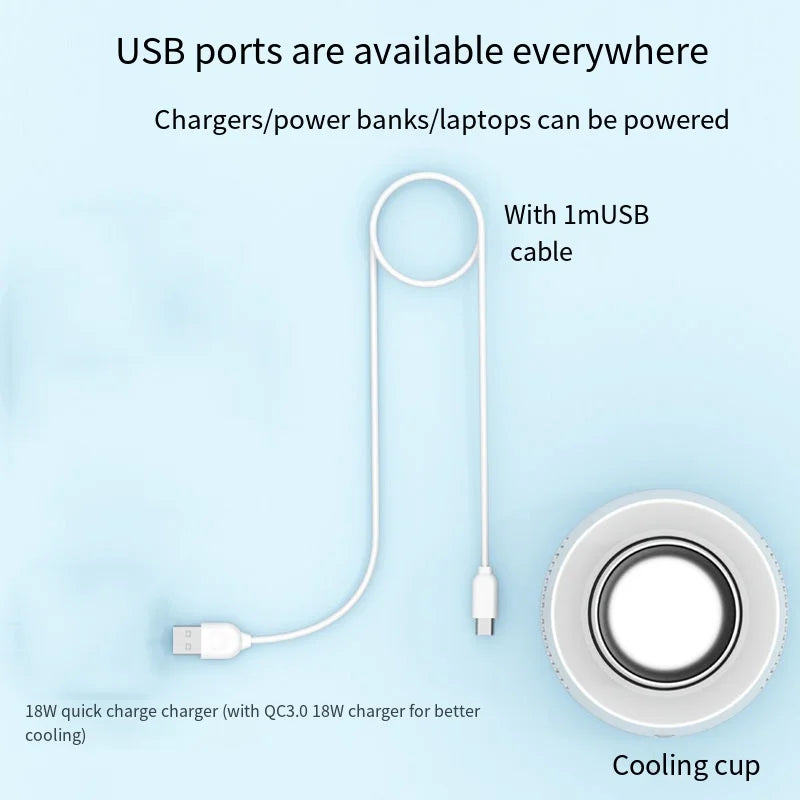 Dual cooling modes of the Nano Frost Fast Drink Cooler