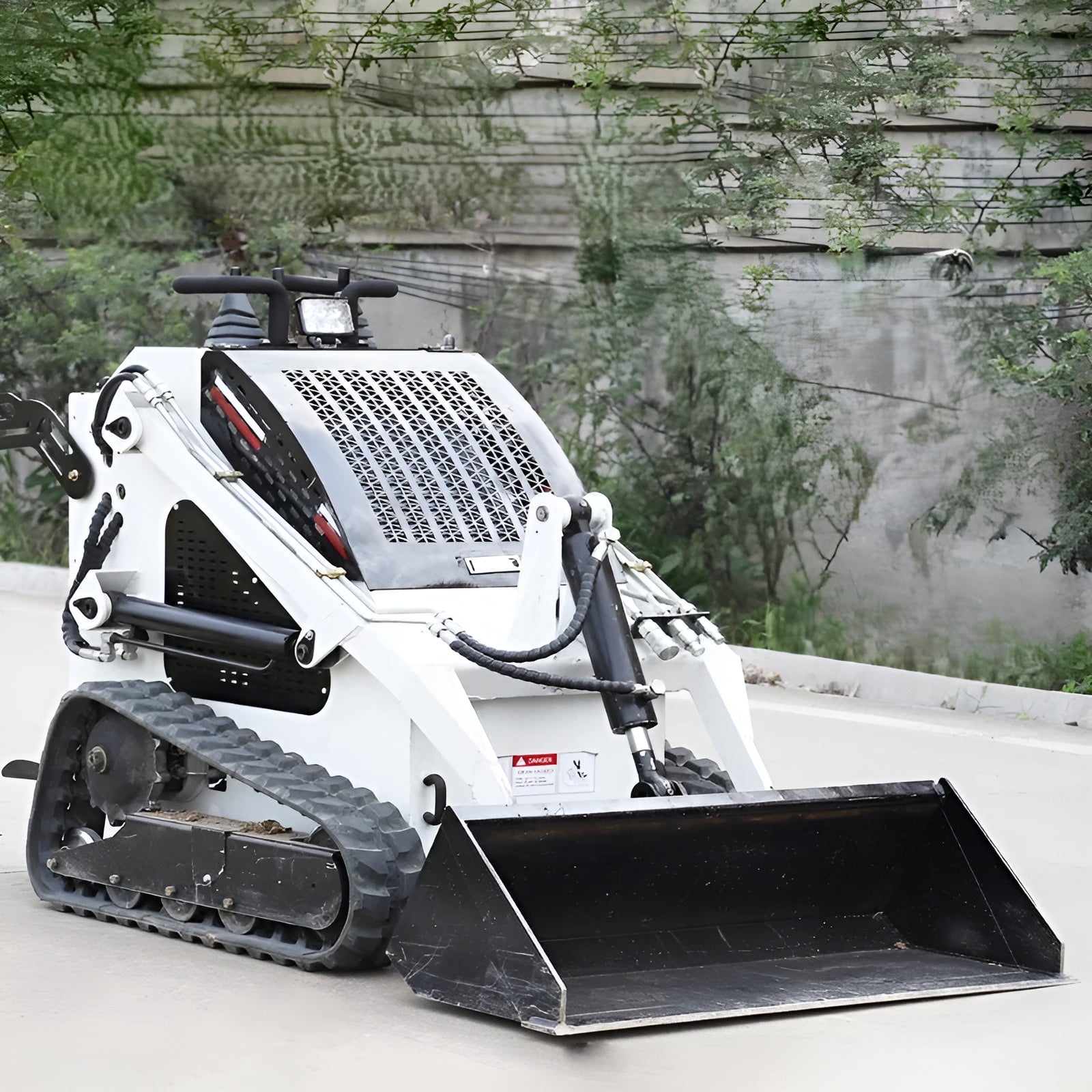 All-Terrain Mini Heavy Hydraulic Duty Loader ready for work