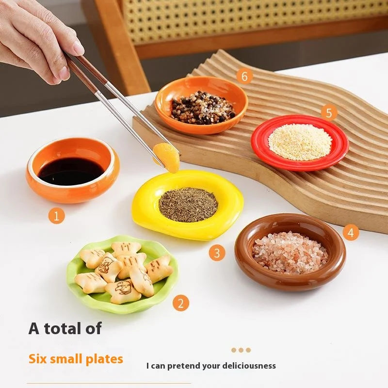 Full view of the Stackable Hamburger Multi-Layer Plate Set