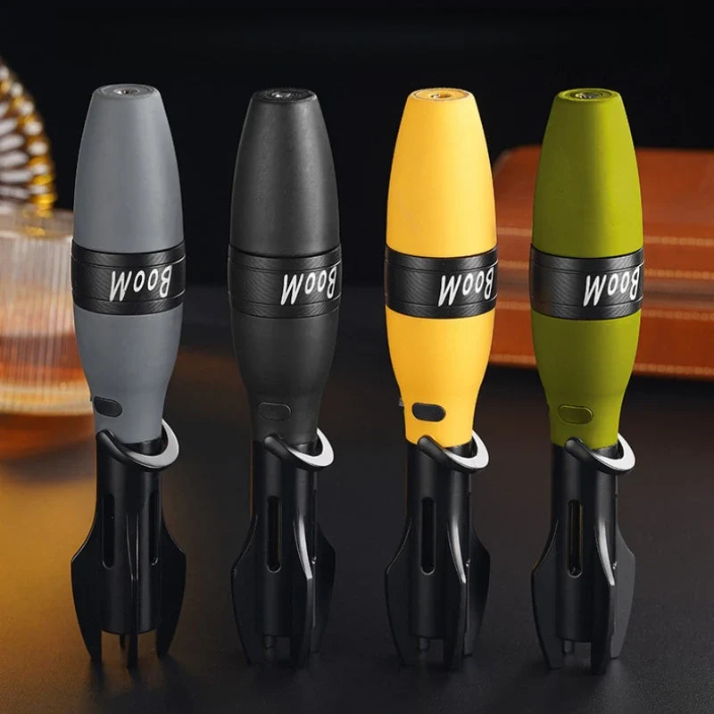 Army green Hyper Ignite tactical torch lighter for outdoor use