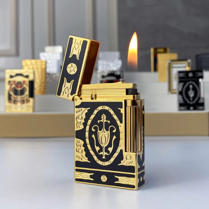 Retro Flame Lighter in Use
