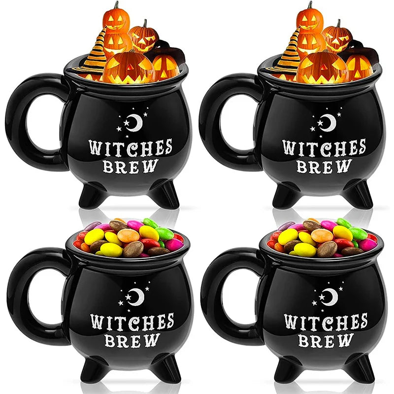 Detailed view of the Caffeine Spell Magic Potion Coffee Mug's handles and shape