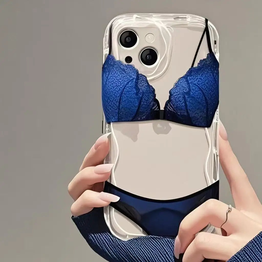 Lifestyle view of the Naughty Underwear iPhone Case