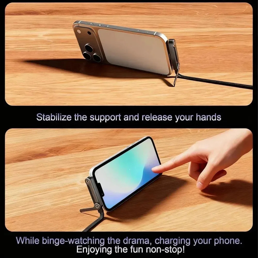 Durable braided design of the charging cable