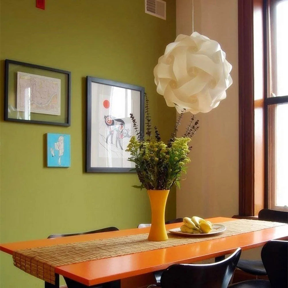 Modern Abstract Soft Glow Ceiling Light as a sculptural centerpiece in a minimalist room