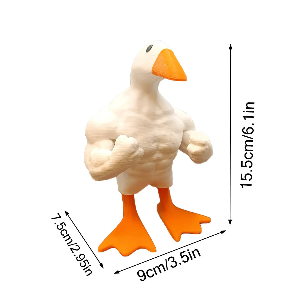 Resin Strong Goose Attack Decor Decor as a lifestyle present