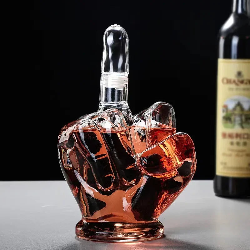 Middle Finger Decanter