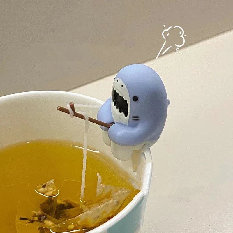 Chill Shark in action on a coffee cup showing its versatility