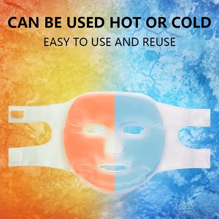 Using the cooling gel mask for daily stress relief and comfort