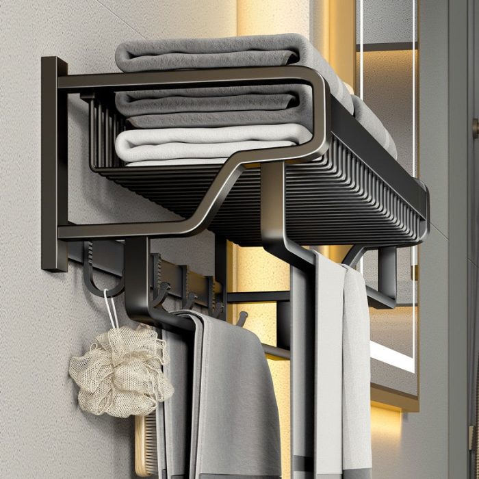 Luxury Wall-Mounted Towel Organizer