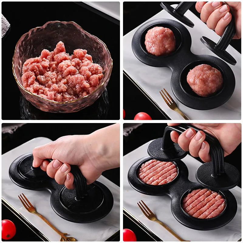 Double Grid Rice Ball Burger Press