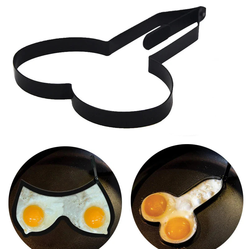 Different styles of the funny adult-theme egg frying mold