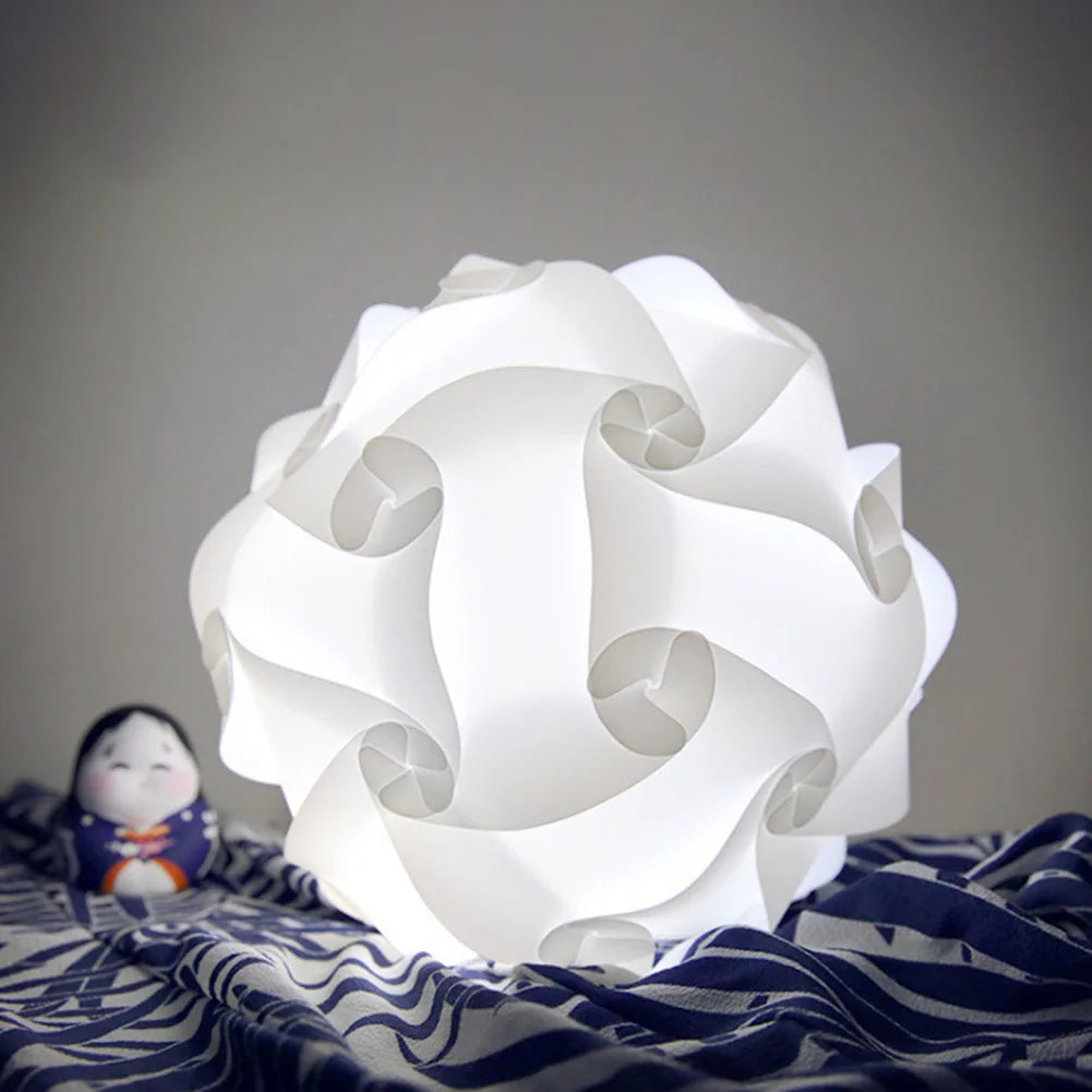 The layered design of the soft glow ceiling light showcasing its form