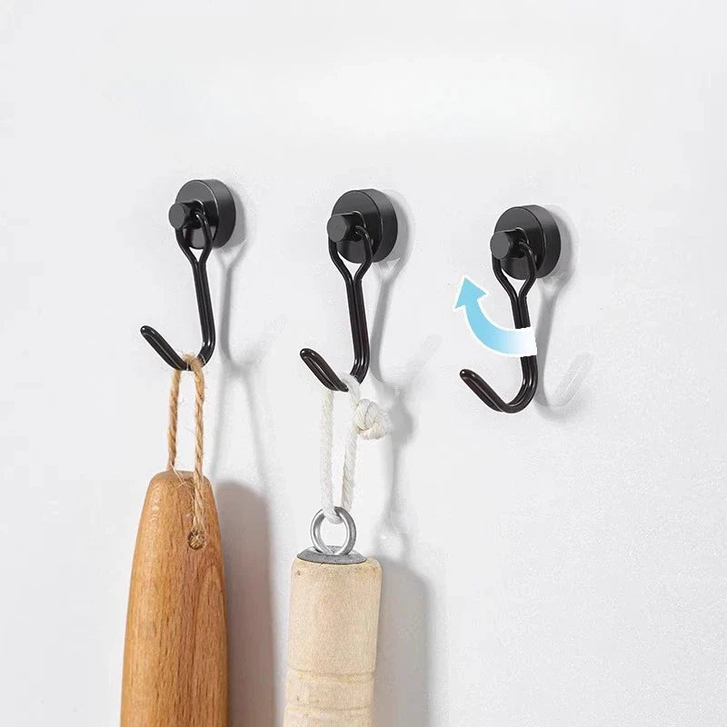Close-up of the stainless steel all purpose magnetic wall hook