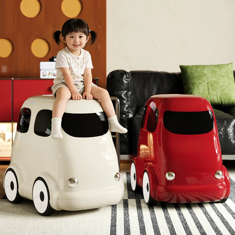 A creative gadget for organizing a child's playroom in a fun way