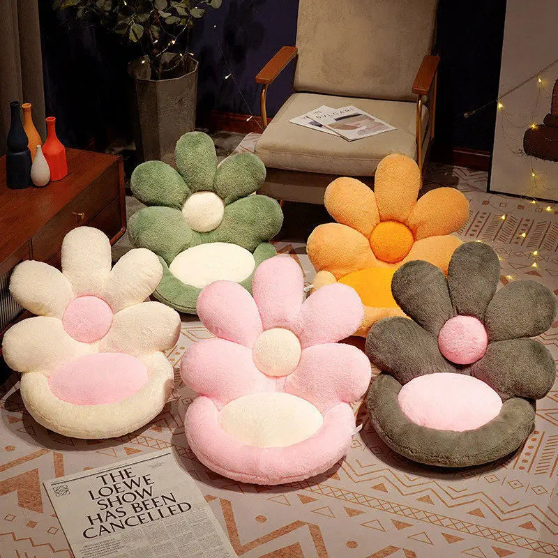 Unique Sunflower Ergonomic Long Sitting Chair Cushion gift idea