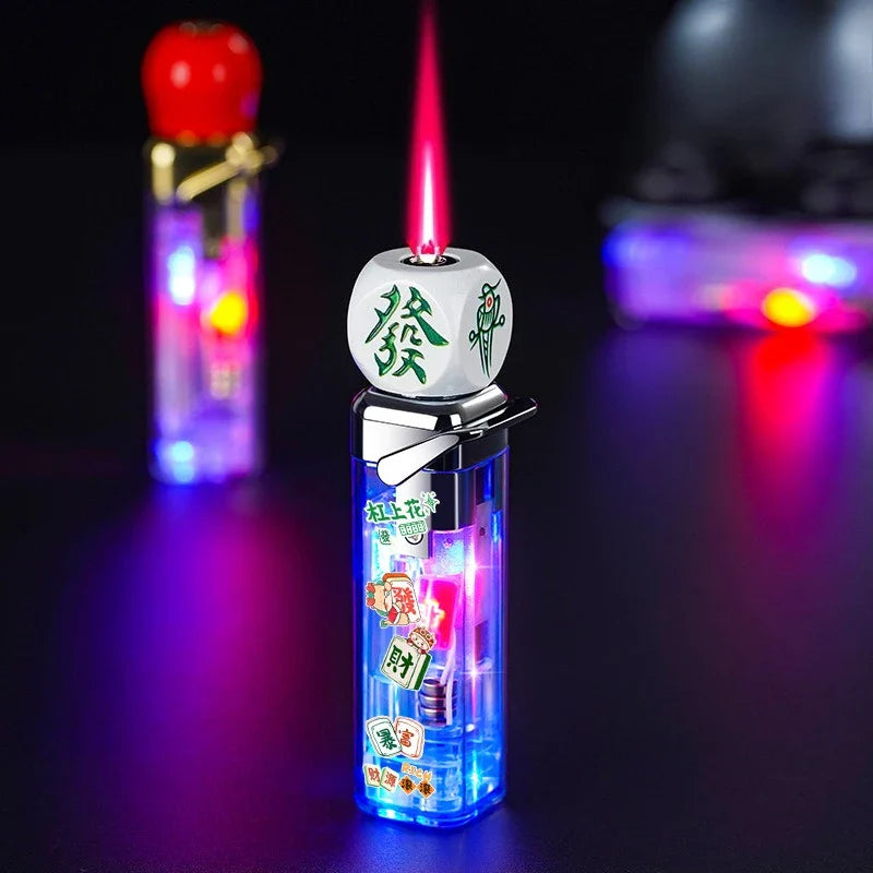 Powerful wind-resistant jet flame of the unique gadget lighter