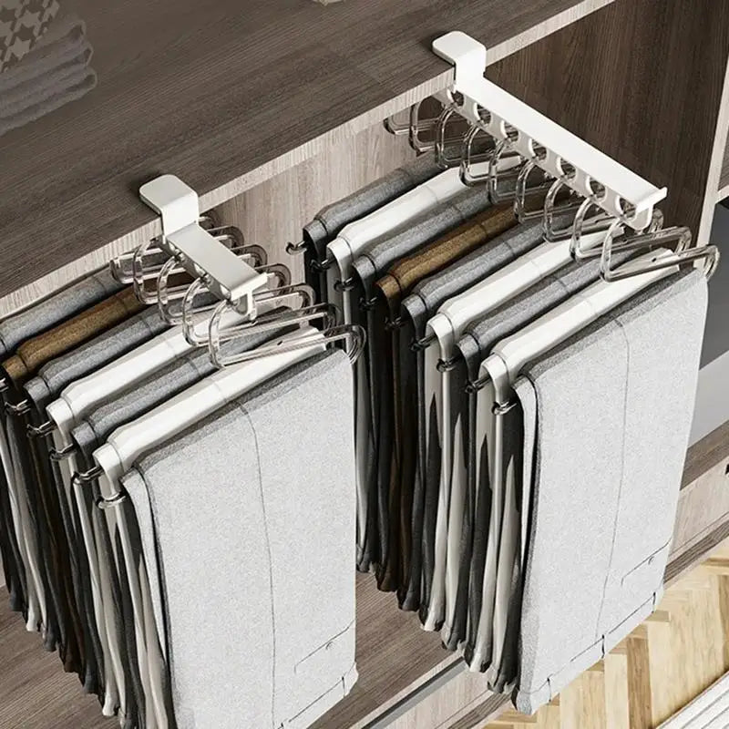 Creative gift idea for home organization - the retractable hanger rack