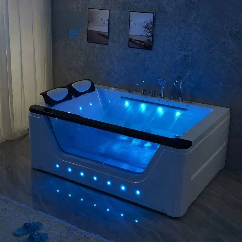Pure Comfort Elegant Deluxe Spa Jacuzzi Bathtub in a luxurious bathroom setting