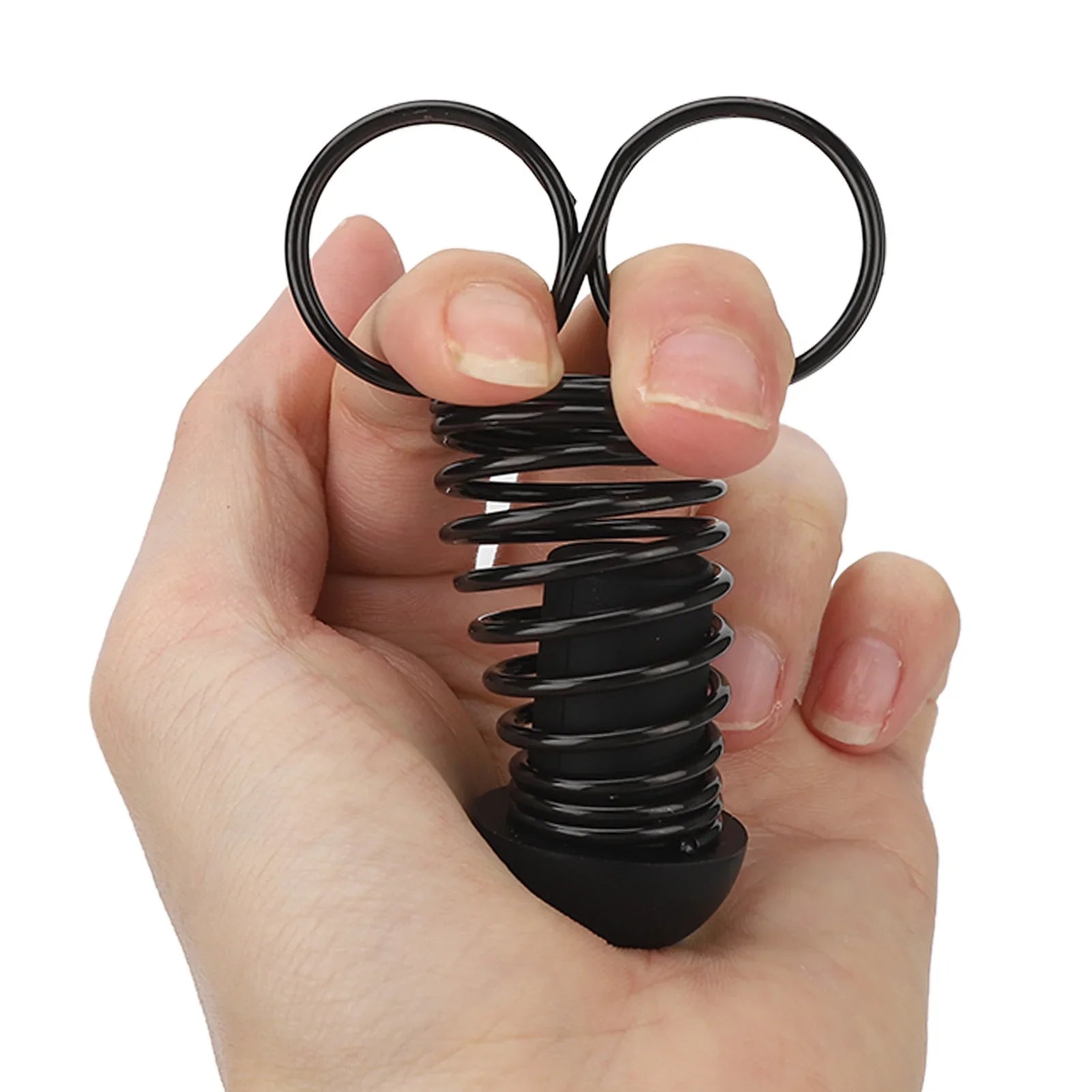 Demonstration of the finger strengthener for athletes