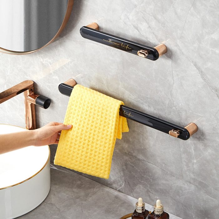 Space-Saving Foldable Towel Bar
